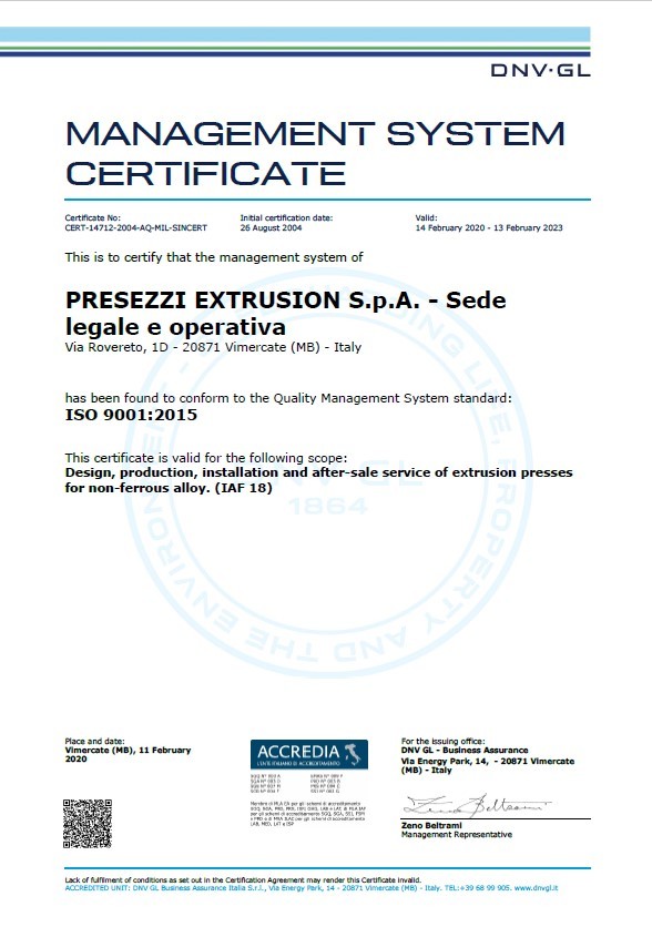 Certificate Ohsas